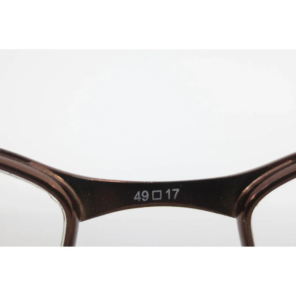 Brendel Eschenbach 902089 60 Burgundy Brown Cat Eye Semi Rimless Eyeglass Frames
